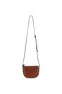 Latte 'Borsa della Moda' Real Leather Saddle Crossbody Bag, Image 4 of 4