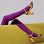 Brown 80 Denier Opaque Plain Coloured Tights, Image 4 of 4