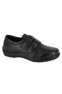 Black Softie Leather Extra Wide Casual Shoes, Image 1 of 2