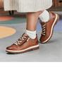 Brown Women’s Laces & Zipper Trainers-W3W-6979, Image 7 of 8