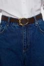 Multi WOVCOR Multi Double Pack Slim Oval Buckle Women’s Belt Set, Image 3 of 3