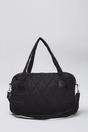 Black Quilted Nylon Tote Bag with Detachable Purse, Image 5 of 5