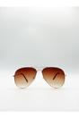 Gold Classic Pilot Gold Aviator Sunglasses, Image 1 of 6
