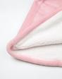 Pink Hello Kitty Character Face One Blanket Hoodie, Image 5 of 6