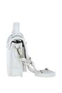 White Stylish Real Leather Small Satchel Bag, Image 4 of 4