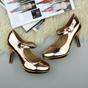 Rose Gold High Heel Mary Jane CourtShoes, Image 4 of 6