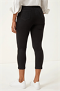 Black Shape Enhance Stretch Crop Jeggings, Image 2 of 5