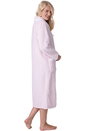 Pink Camille Lingerie Pink Supersoft Button Front Housecoat, Image 4 of 5