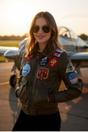 Brown Infinity Leather Brown A2 Top Gun Leather Bomber Jacket-Springs, Image 1 of 8