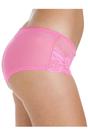 Pink Camille Lingerie Pink 2 Pack  Floral Lace Boxershort, Image 4 of 4