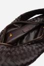 Brown Aqua Knotted Strap Woven Shoulder Bag, Image 4 of 5