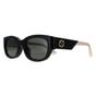 Black Square Black with Ivory Grey GG1667SK, Image 2 of 4
