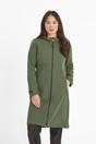 Dark Green Enya Longline Waterproof Softshell Jacket, Image 1 of 6