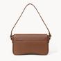 Tan 'BEVERLY' Pebble Grain Real Leather Shoulder Bag, Image 4 of 4