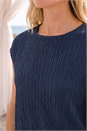  Classic Textured Stretch T-Shirt, Image 4 of 5