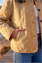 Stone Cotton Twill Quilted Jacket , Image 4 of 4
