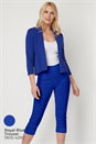 Royal Blue Cropped Knitted Shrug, Image 7 of 8