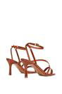 Brown XY LONDON Brown 'Sherry'' Strappy Barely There Stilettos Heel Shoes, Image 3 of 5