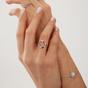Silver Intercepting Circles Sterling Silver Statement Signature Ring, Image 2 of 4