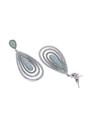 Blue Diva Sterling Layered Tear Drop Earrings, Image 3 of 5