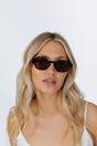 Black Round Hexagon Sunglasses, Image 1 of 6