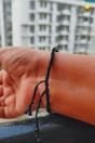 White Adjustable Evil Eye Nazar Bracelet, Image 2 of 2