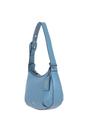 Blue 'Nevina' Real Leather Shoulder Bag, Image 2 of 4