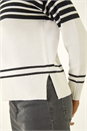 Ivory  Soft Stripe Knit Jumper , Image 5 of 5