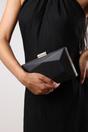 Black Oceane Embellished Evening Clutch, Image 2 of 7