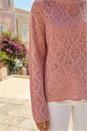 PINK Pointelle Knit Jumper , Image 4 of 4