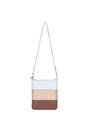 Tan 'Tricolore Elegante' Leather Crossbody Bag, Image 4 of 4