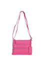 Pink 'Ayr' Real Leather Crossbody Bag, Image 2 of 5