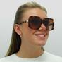 Brown Burberry Brown Square Light Havana Brown Gradient BE4363, Image 5 of 6