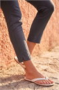 Dark Grey Full Length Elastic Waist Stretch Trousers, Image 4 of 4