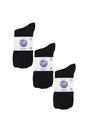 Black 6 Pack Ladies Non Elastic Bamboo Diabetic Socks, Image 2 of 5