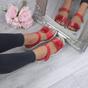 Red AJVANI Red Comfort Touch Close Sandals, Image 5 of 6