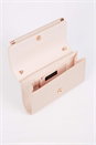 Rose Gold Metal Bar Foldover Clutch Bag, Image 2 of 4