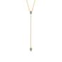 Gold 18ct Gold Plated Blue Turquoise Necklace, Image 1 of 1