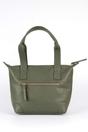Khaki Etre Khaki Medium Faux Leather Tote Bag, Image 4 of 4
