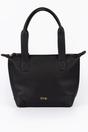 Black Etre Black Medium Faux Leather Tote Bag, Image 1 of 4