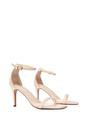 Natural 'Emma' Strappy Stiletto High Heels With Ankle Strap, Image 4 of 6