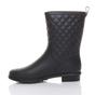 Black Waterproof Wellingtons Quilted Ankle Boots Wellies, Image 3 of 6