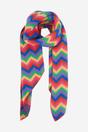 Multi Zig Zag Stripe Winter Scarf, Image 3 of 5