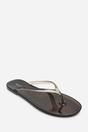 Black Chandler Jelly Thong Flip Flop Sandals, Image 3 of 6