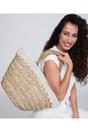 Beige Pia Rossini Beige Santander - Straw Beach Basket, Image 1 of 1
