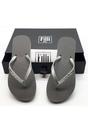 Silver Filli London Silver St Tropez Crystal Flip Flops, Image 1 of 4