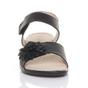 Black AJVANI Black Comfort Touch Close Sandals, Image 6 of 6
