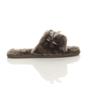 Mocha AJVANI Mocha Peep Toe Sandals Slippers, Image 2 of 6