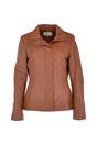 Tan Ashwood Leather Tan 'Juliet' Real Leather Jacket, Image 1 of 4