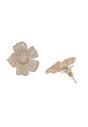 Gold Radiant Floral Stud Earrings, Image 1 of 3